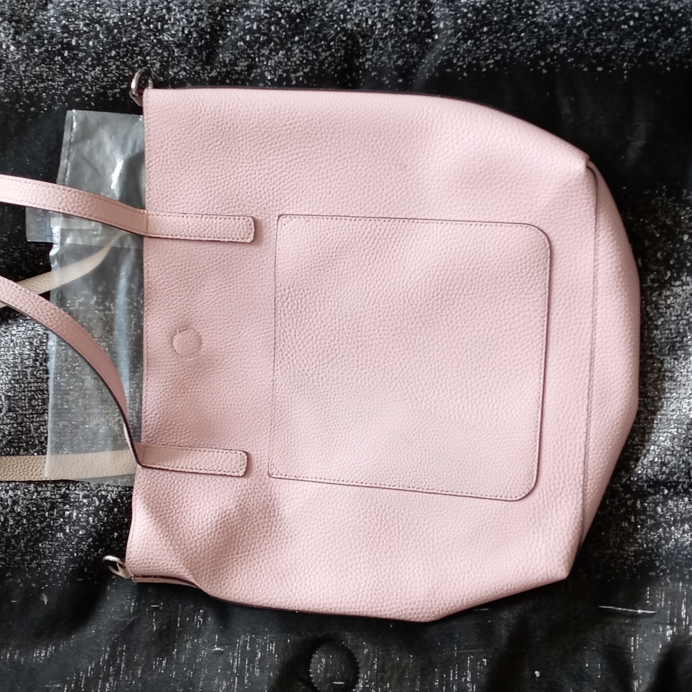 Pink tote bag